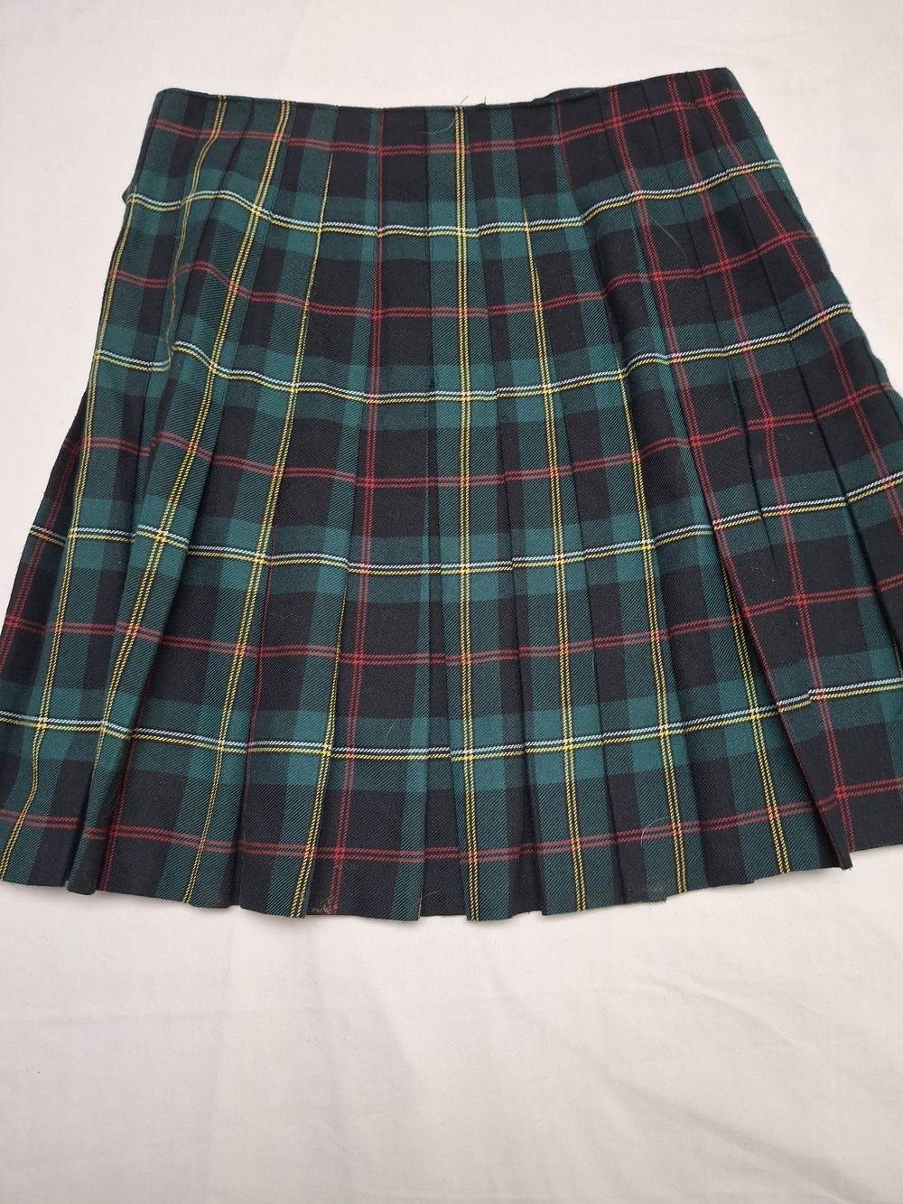 Vtg 80s 90s Compagnie Internationale Express Pleated Wrap Kilt Mini Skirt